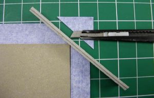 Trimming the cloth corners