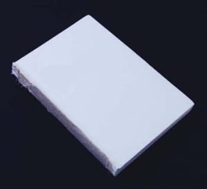 Text block out of its case