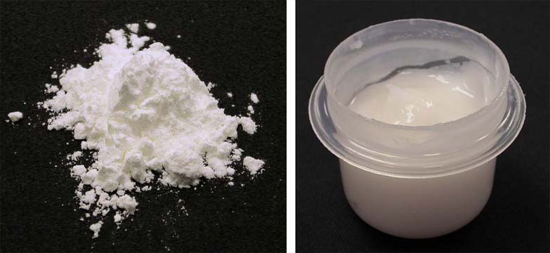 Wheat starch powder and cooked wheat starch paste