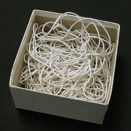 Cotton twine in a box