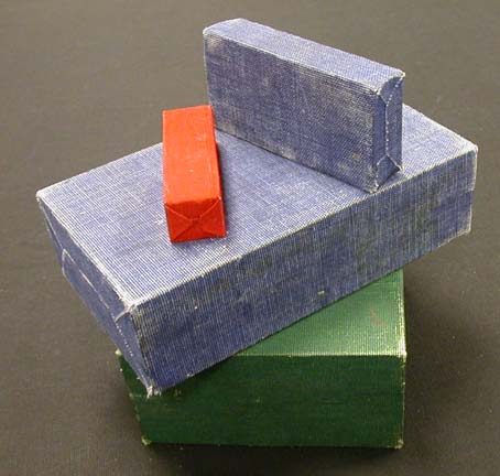Brick weights covered in cloth