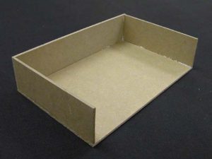 The glued up A tray
