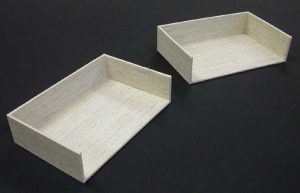 A and B trays finished