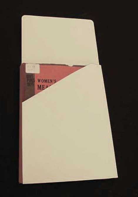 Finished inner part of  the Kyle Wrapper with book inside