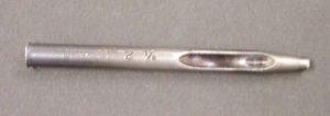 Hand punch for making holes in the board