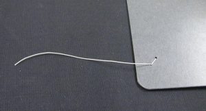 Finished tie, exterior view