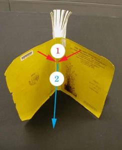 Pulling the old cover off an adhesive bound paperback