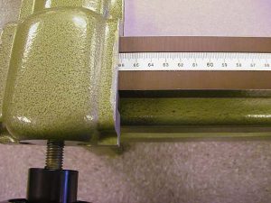Cutting the spine stiffener