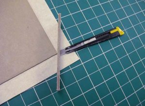 Trimming corners of book cloth at 45 degree angle