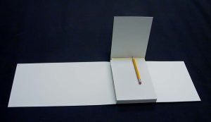 Marking the secondary crease on the second flap
