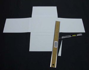 Trimming flaps at a slight angle