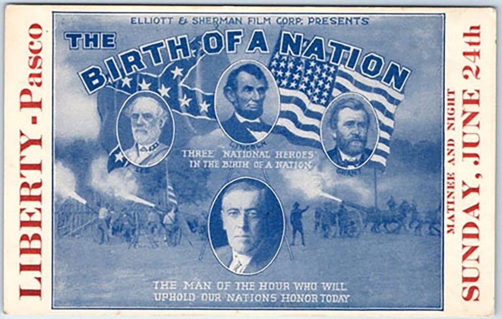 The nation as protagonist. A 1915 handbill advertising D. W. Griffith’s The Birth of a Nation.