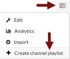 Creating playlists in Kaltura Media Gallery in Canvas – A Canvas ...