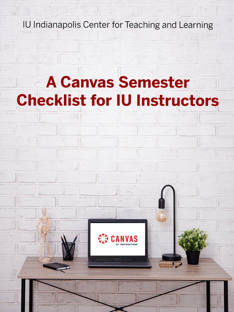 Cover image for A Canvas Semester Checklist