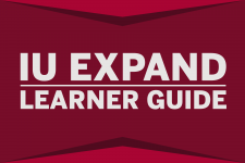 IU Expand Learners Guide book cover