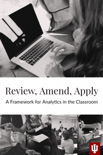 Cover image for Review, Amend, Apply: A Framework for Using Analytics in the Classroom