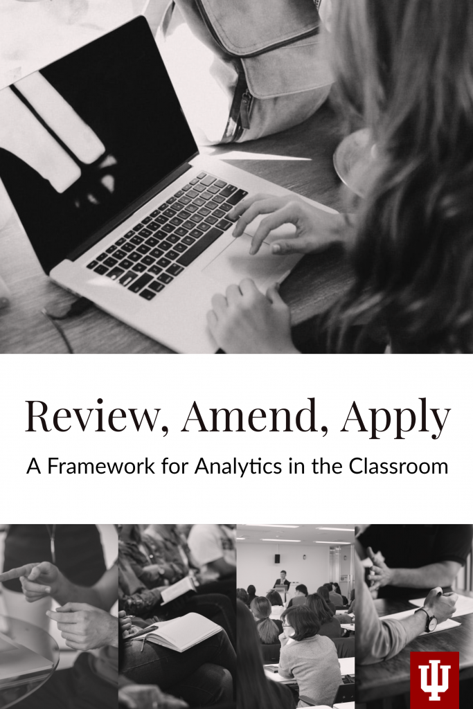 Review, Amend, Apply A Framework for Using Analytics in the Classroom