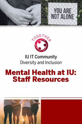 Cover image for Mental Health at IU: Staff Resources