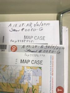 maps label