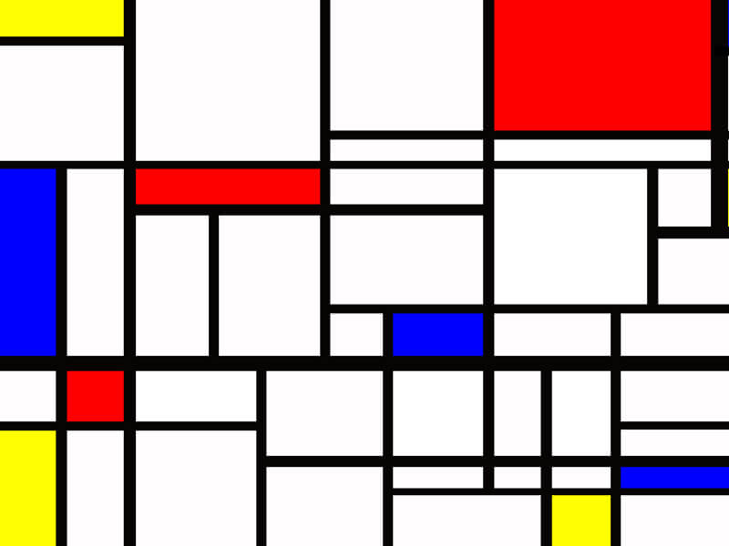 Piet Mondrian Painting