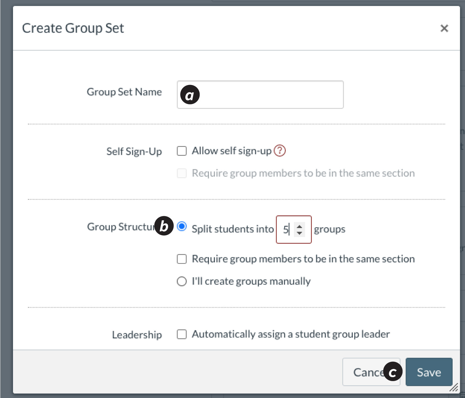 create assignment group canvas