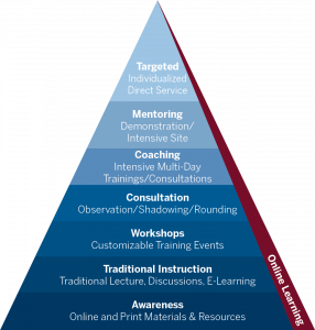 Service and Training Options Pyramid
