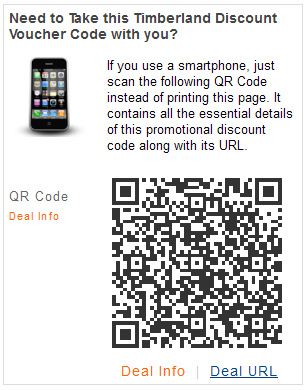 An advertisement for a promotional QR code with instructions on how to use the code.