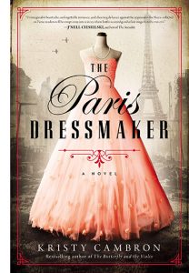 Image of the cover of the book "The Paris Dressmaker"