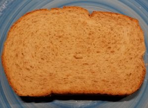 a slice of bread