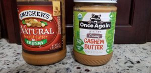 cashew and peanut butter