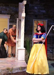 Photo of scene from IU Southeast Theatre's production of Vanya and Sonia and Masha and Spike